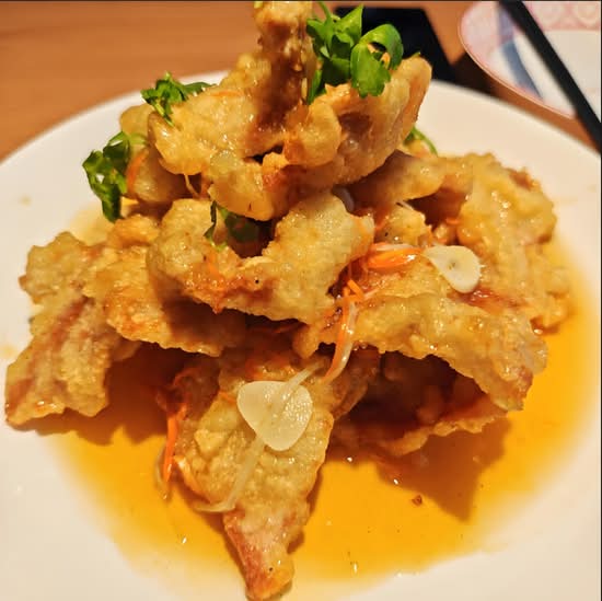招牌老式锅包肉（必吃）crispy sweet & sour pork